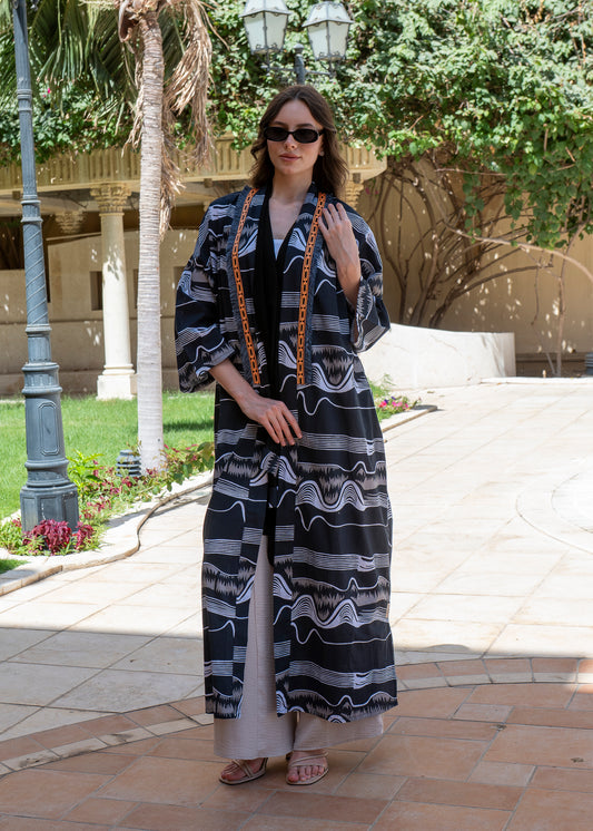 Noir Mirage Abaya