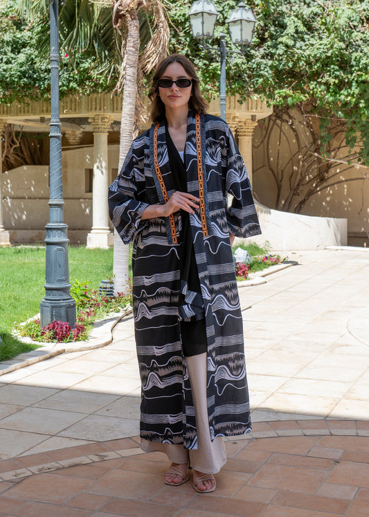 Noir Mirage Abaya