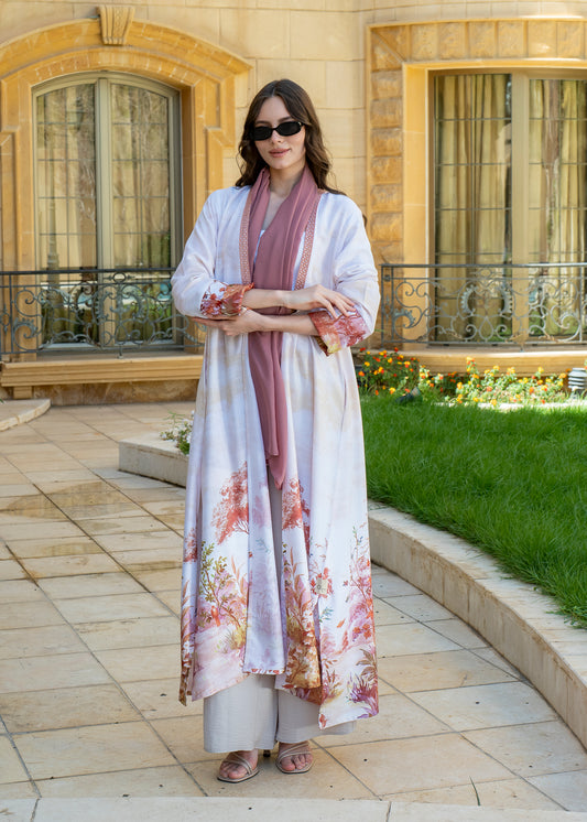 Sunset Garden Printed Kaftan