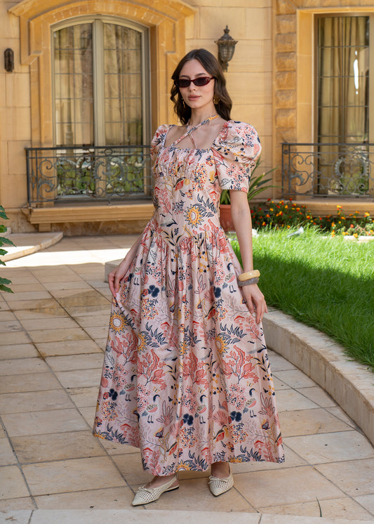 Garden Whimsy Maxi Dress