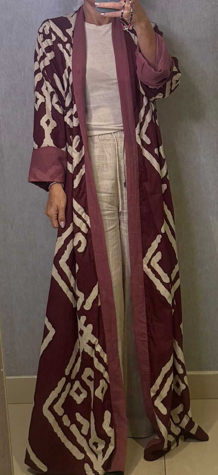 Barbasa double face abaya