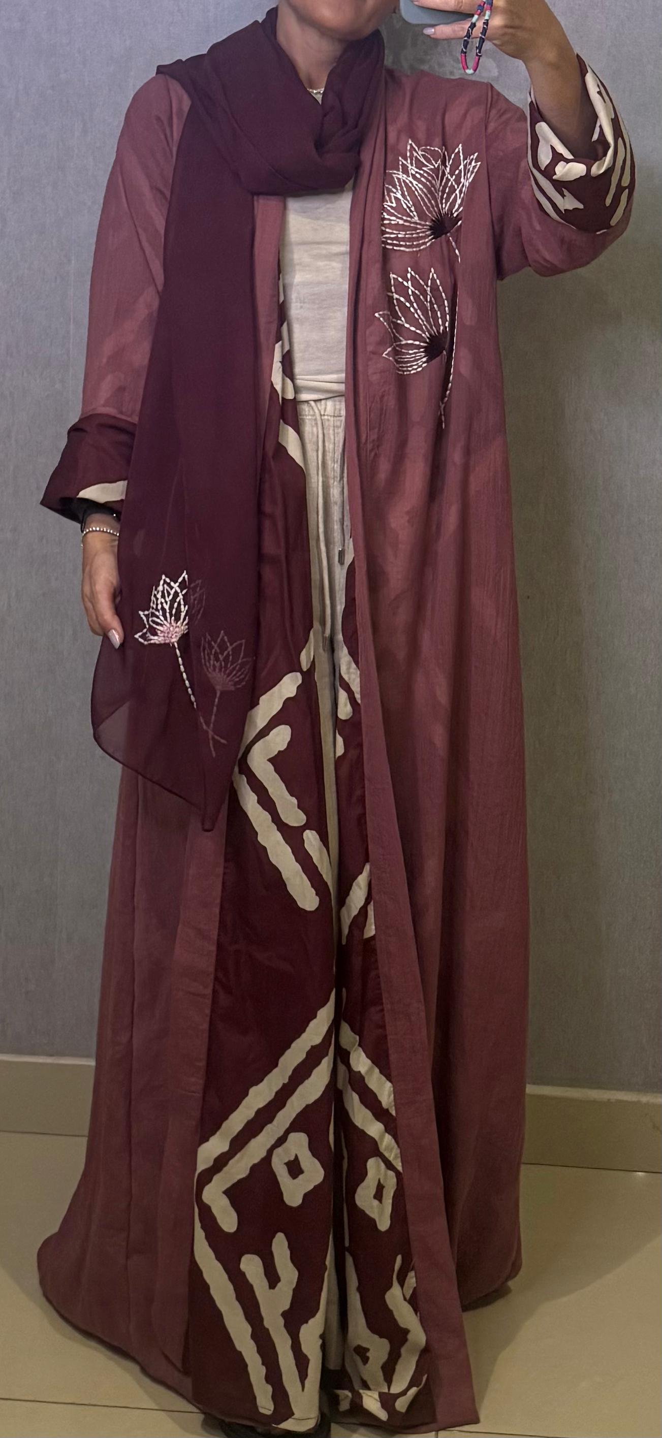Barbasa double face abaya