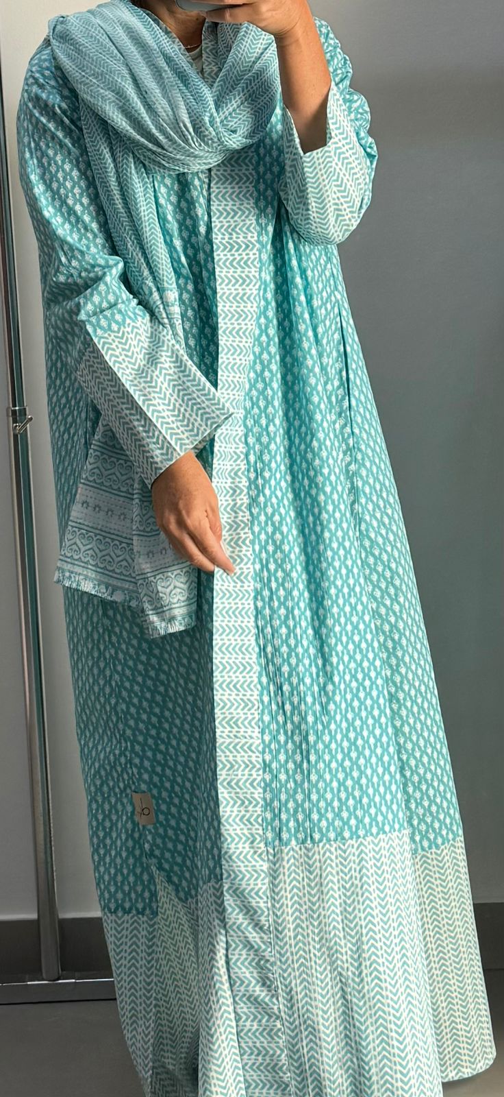 Cotton Handblock Prints Indian abayas