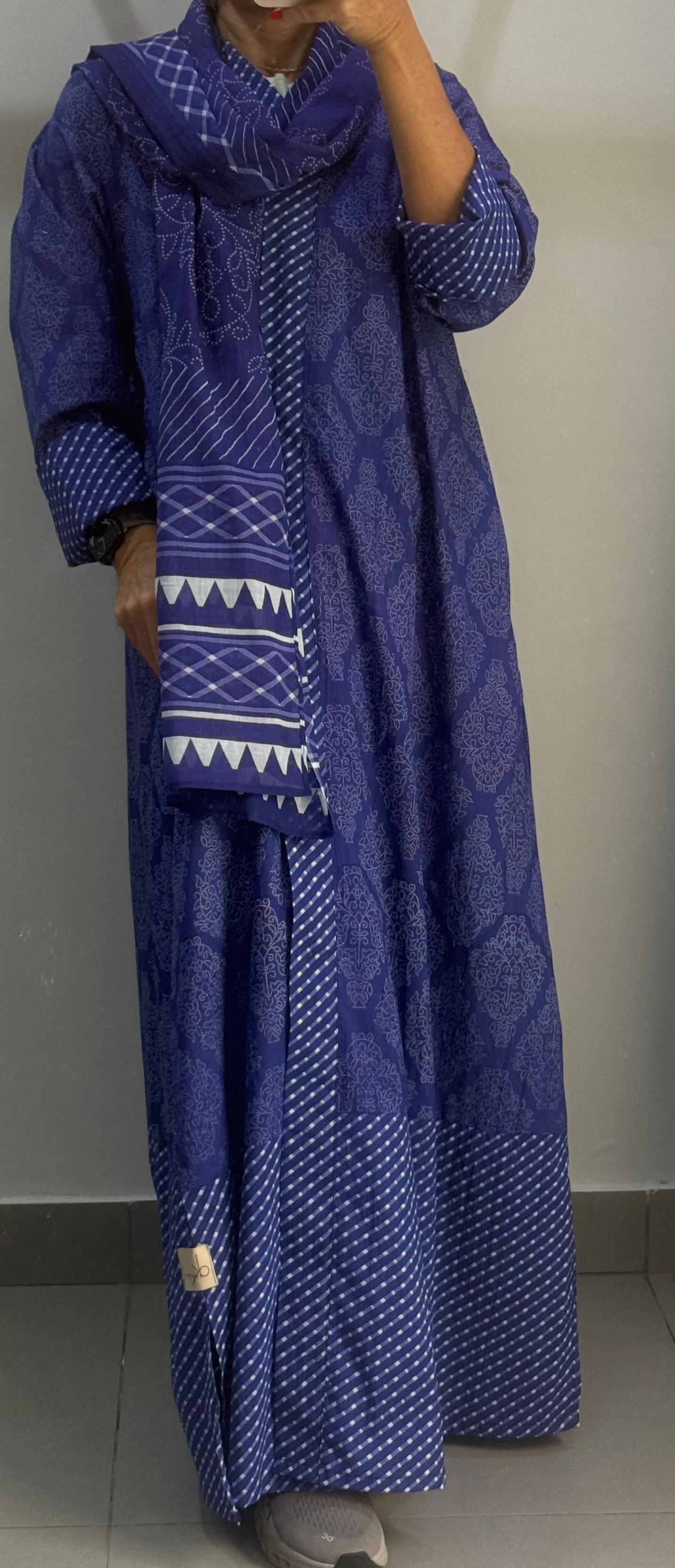 Indian Handblock Abaya