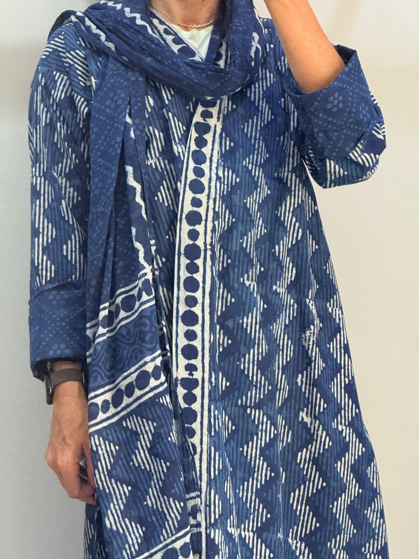 Indian Handblock Abaya