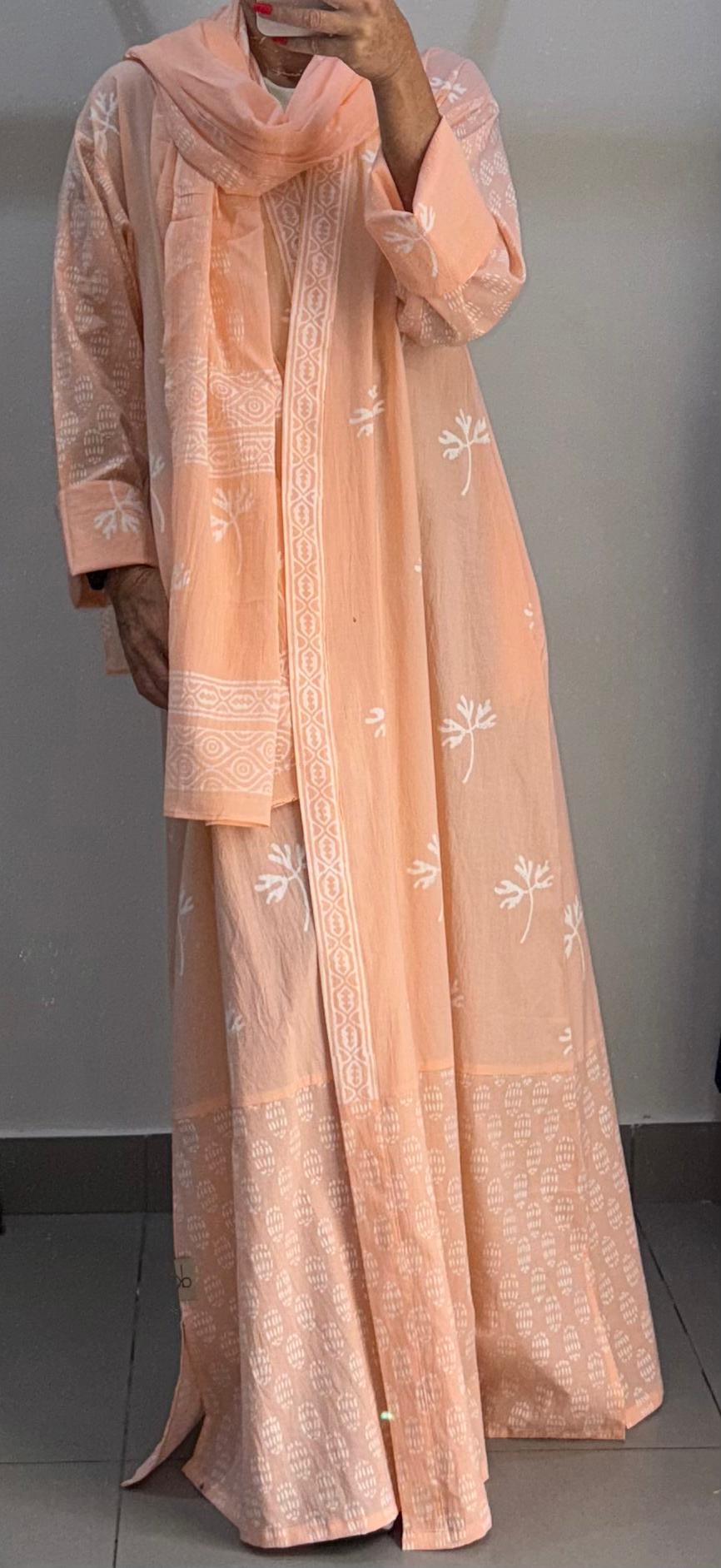 Indian Handblock Abaya