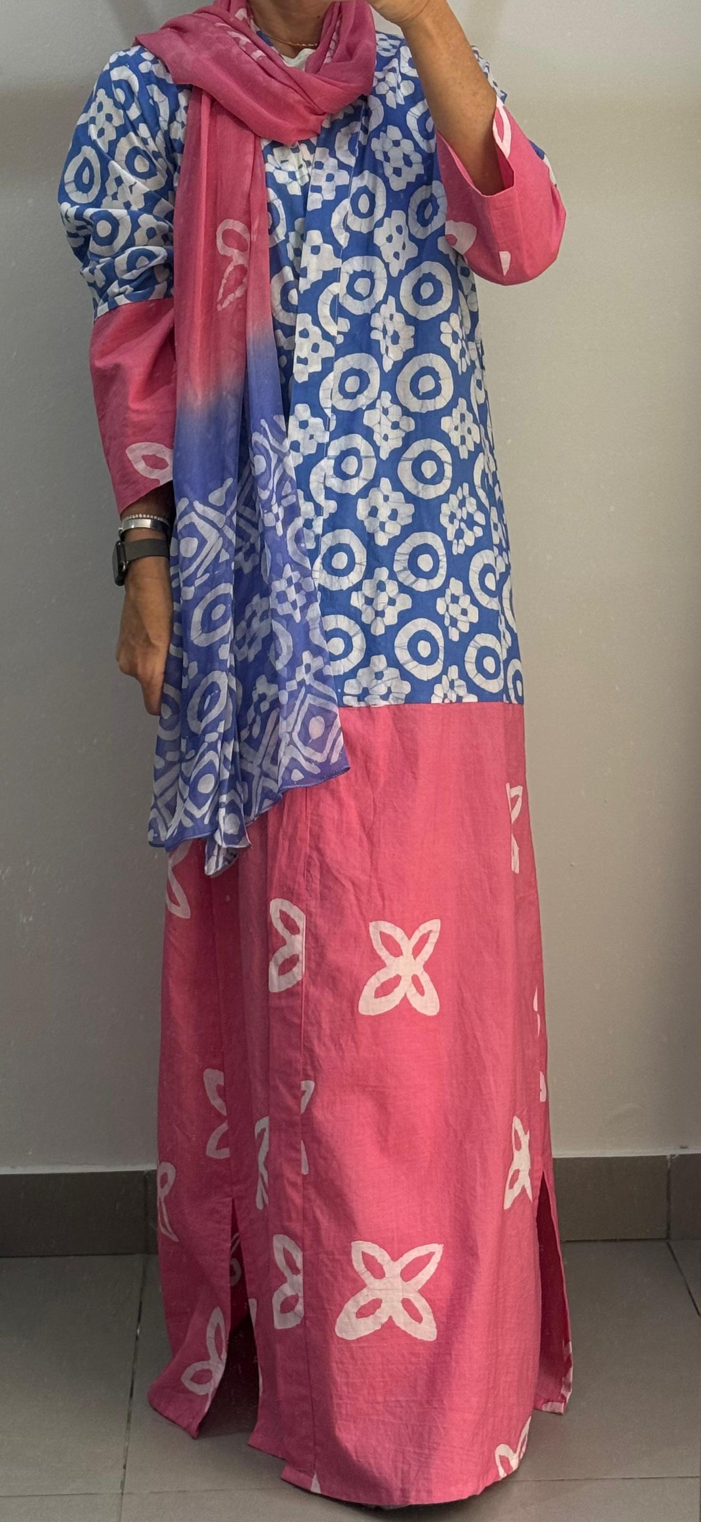 Indian Handblock Abaya