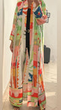 Silk Abaya Orange