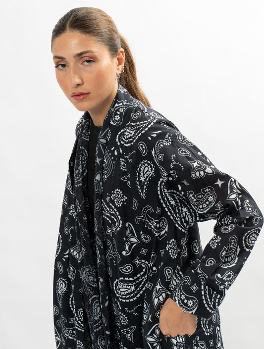Black paisley