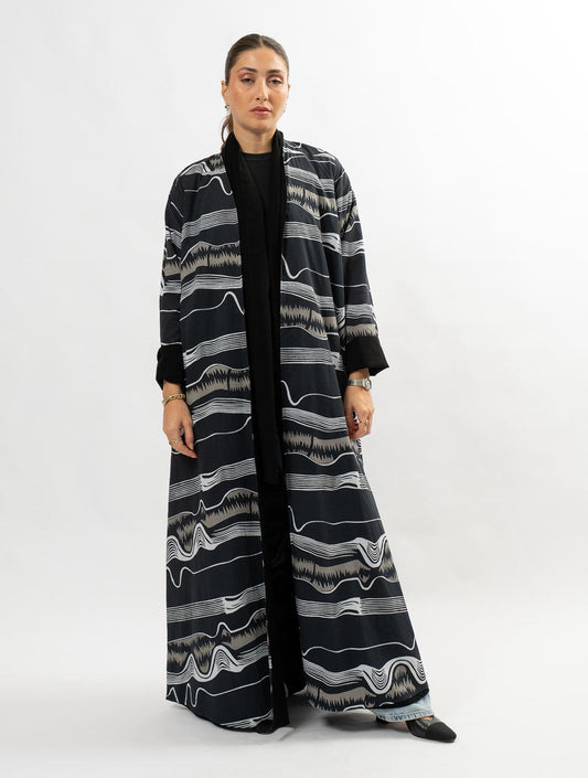 Wavy black