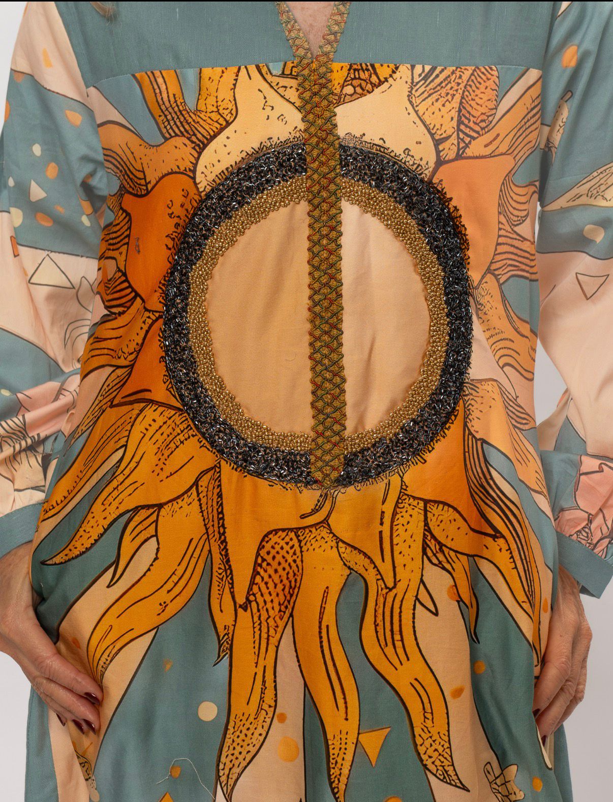 Teal sun