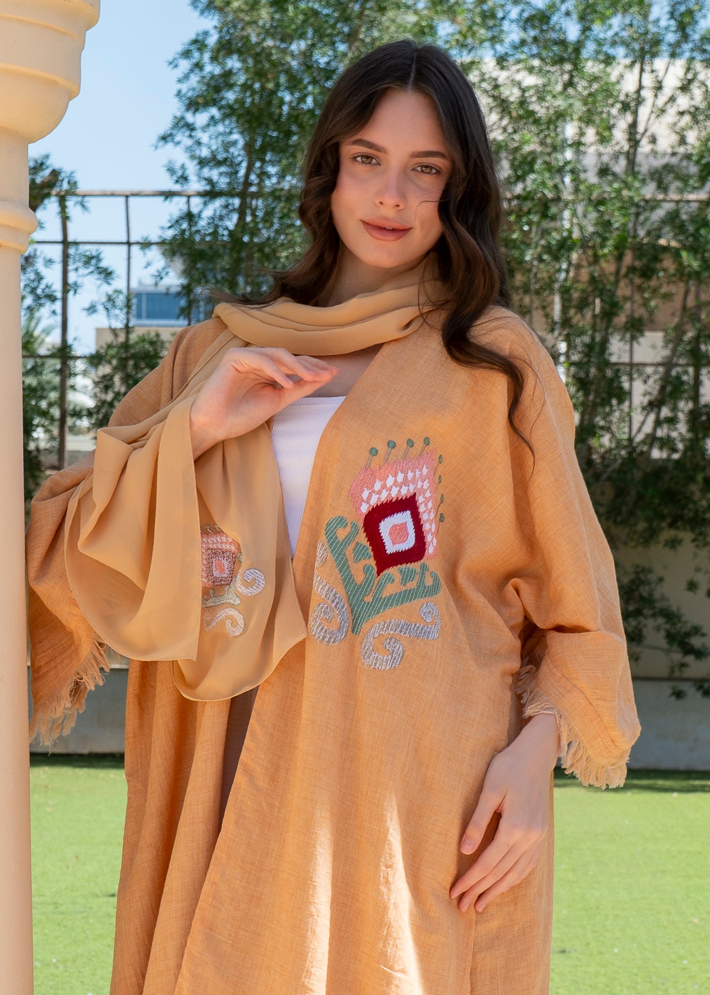 Desert Bloom Reversible Abaya