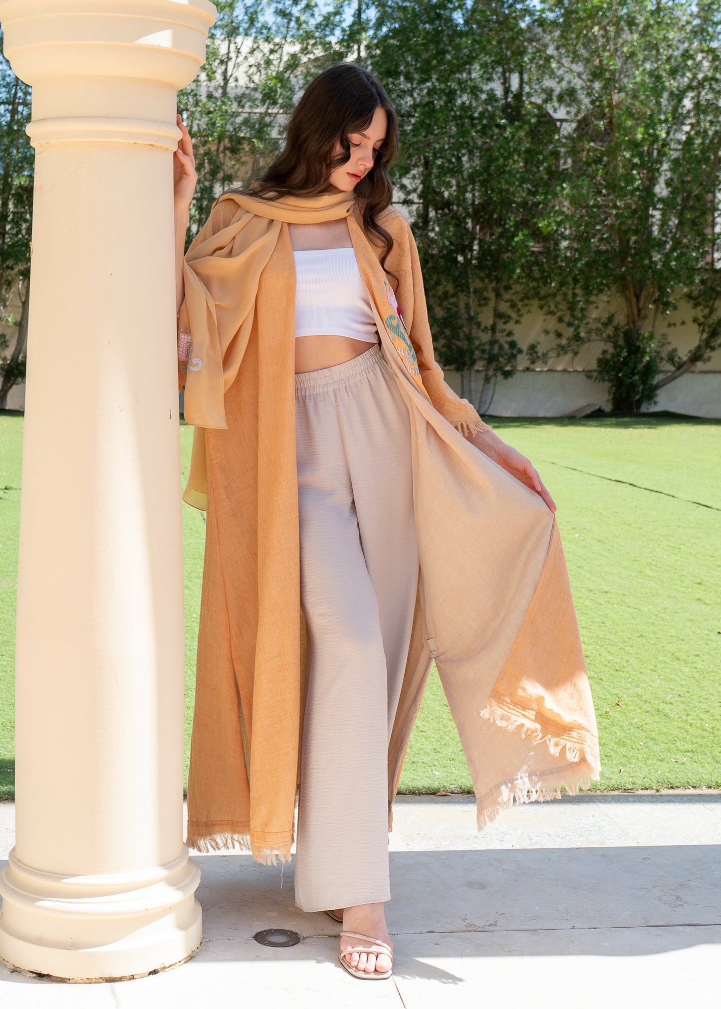 Desert Bloom Reversible Abaya