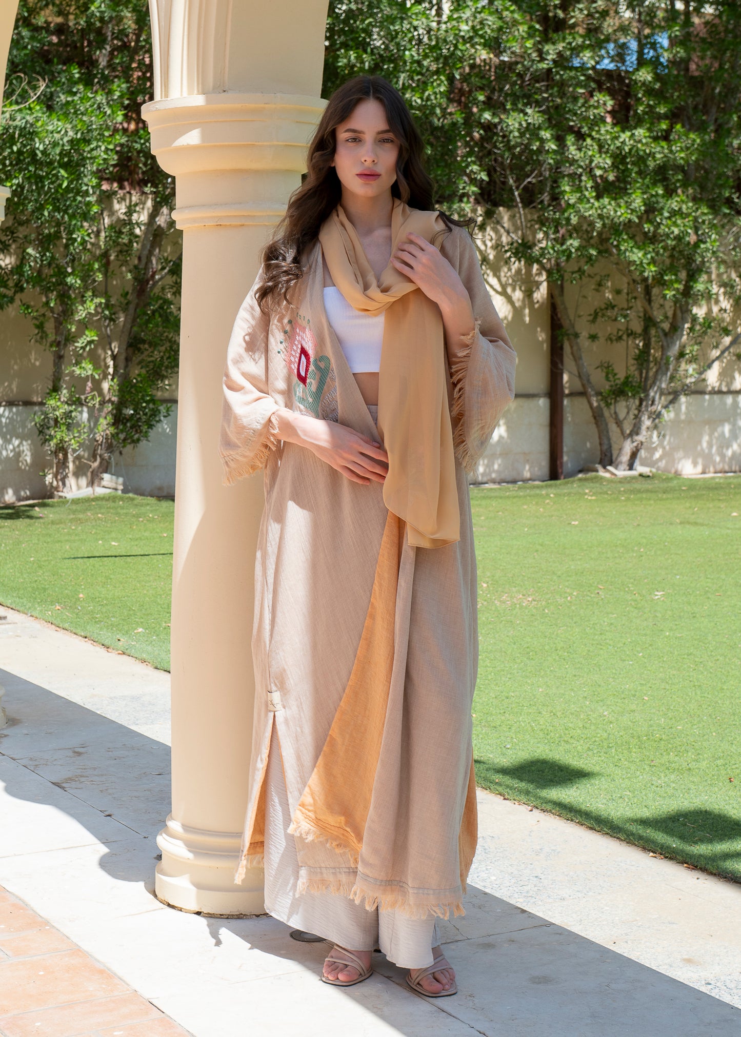 Desert Bloom Reversible Abaya