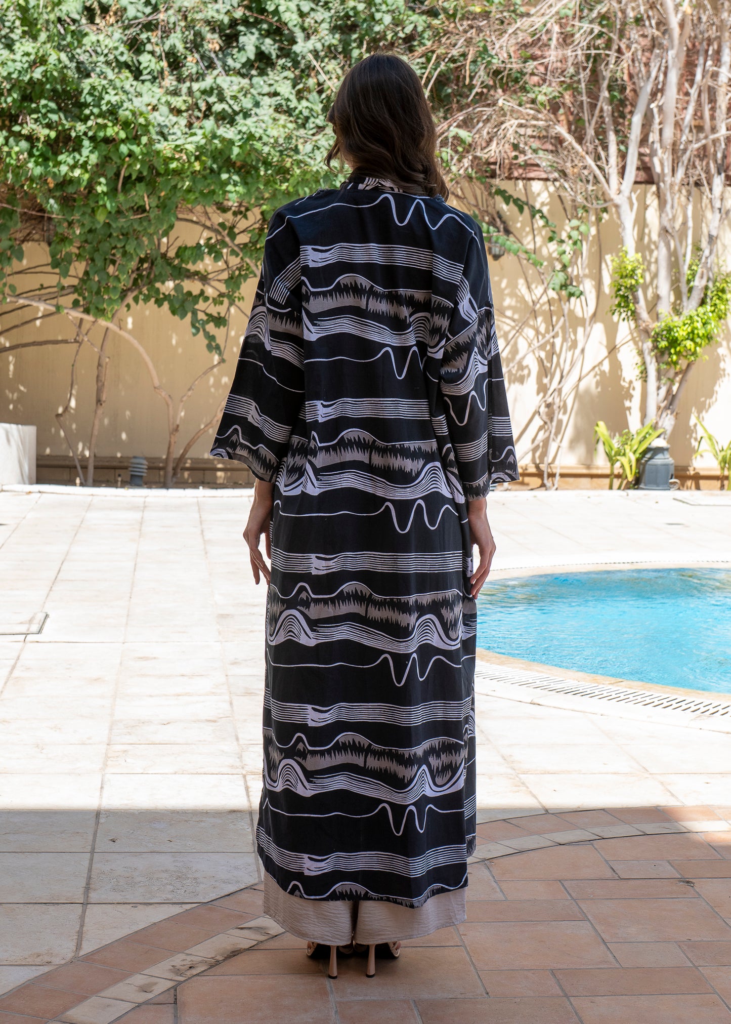 Noir Mirage Abaya
