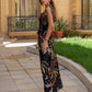 Amazonia Graphic Smocked Maxi Set