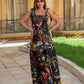 Amazonia Graphic Smocked Maxi Set