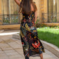 Amazonia Graphic Smocked Maxi Set