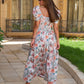 Meadow Floral Puff-Sleeve Dress