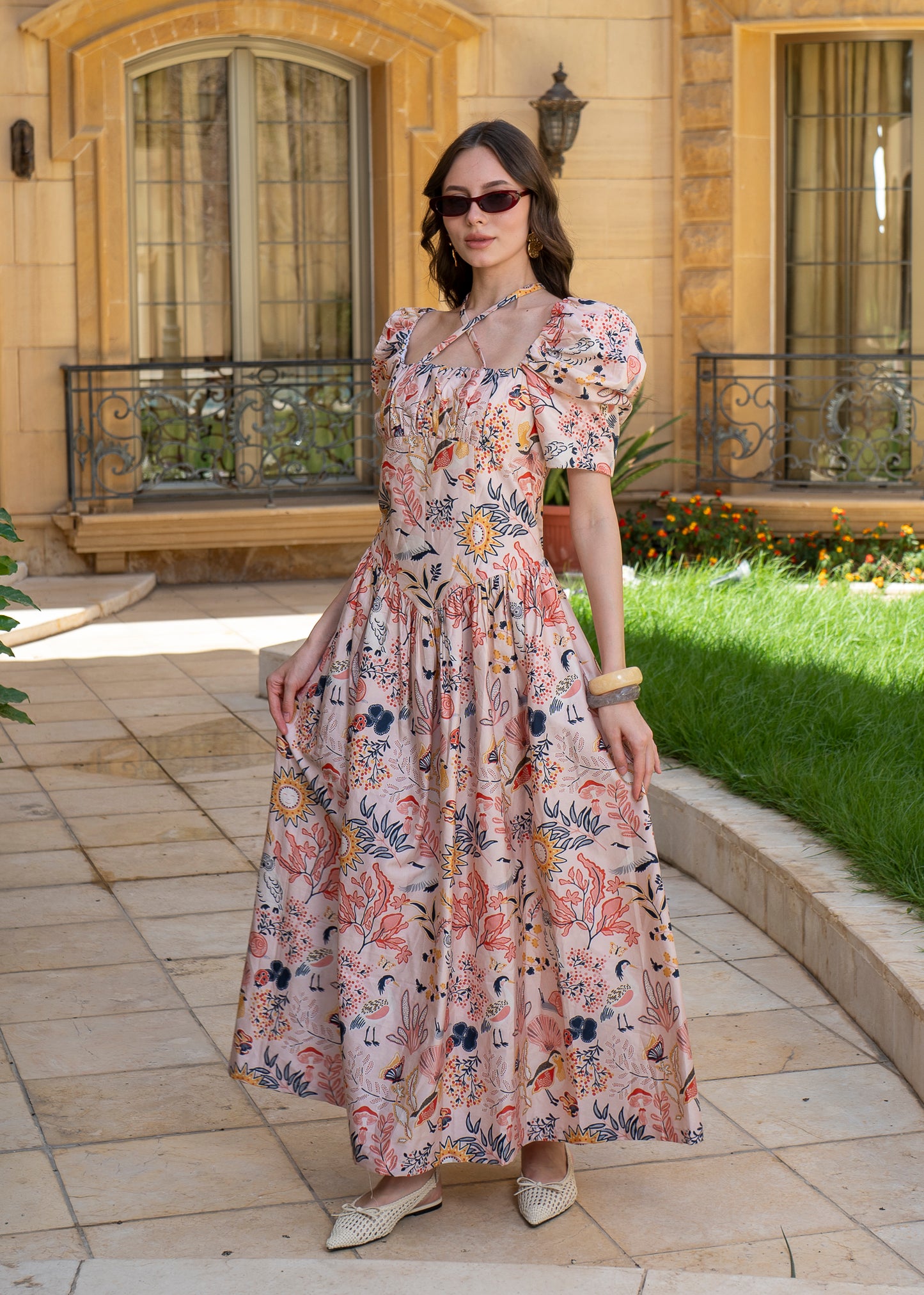 Garden Whimsy Maxi Dress