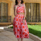 Crimson Starburst Midi Set