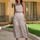 Cerulean Fan Midi Set