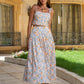 Cerulean Fan Midi Set