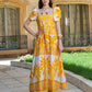 Golden Palm Maxi Dress