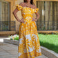 Solaris Bardot Maxi Dress