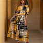 Oasis Sunset Belted Maxi Dress