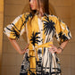 Oasis Sunset Belted Maxi Dress