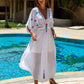 Nautical Embroidered dress