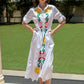 Celestial Garden Shirt Dress
