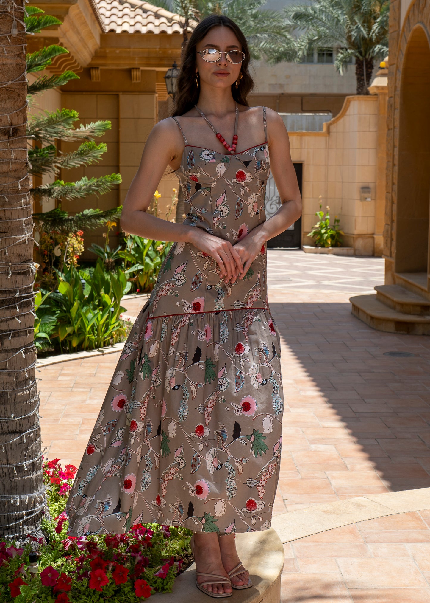 Artisan Floral Maxi Dress