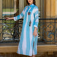 Azure Stripe Shirt Dress