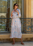 Nautical Striped Shirt Dress
