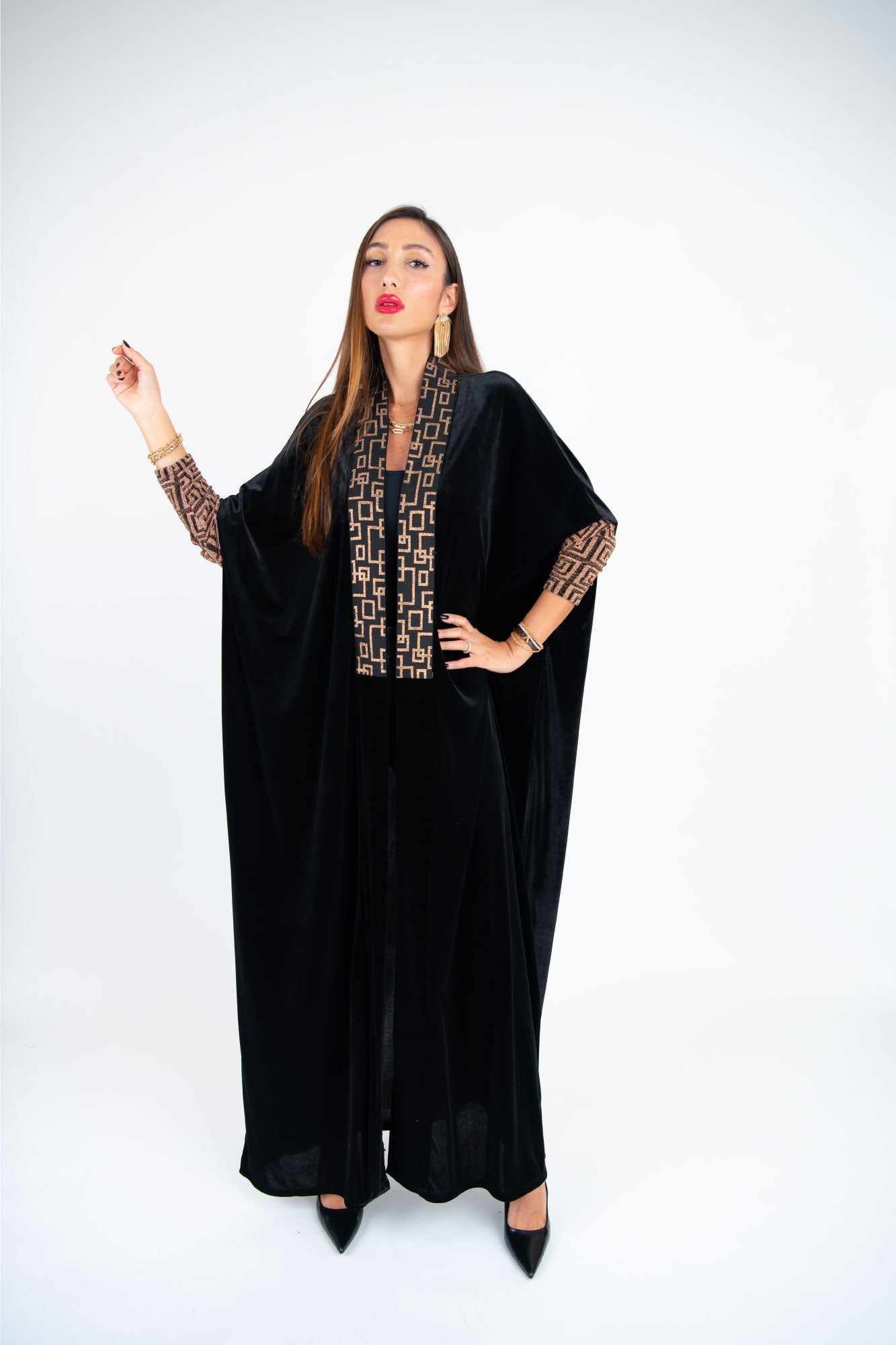 Chic Velvet Abaya