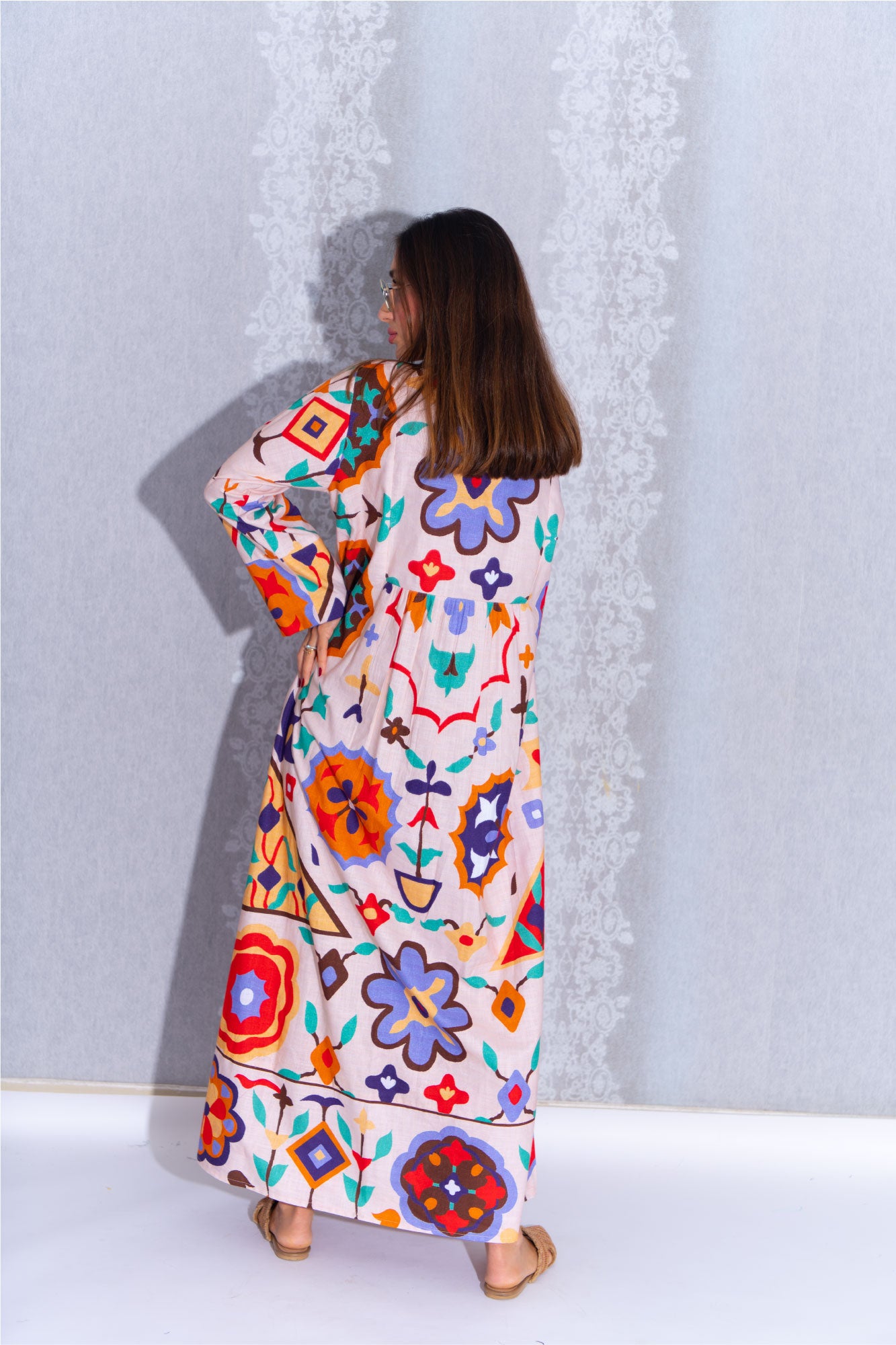 Colorful Abaya dress