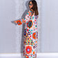 Colorful Cotton Abaya dress