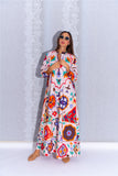 Colorful Cotton Abaya with Bold Patterns