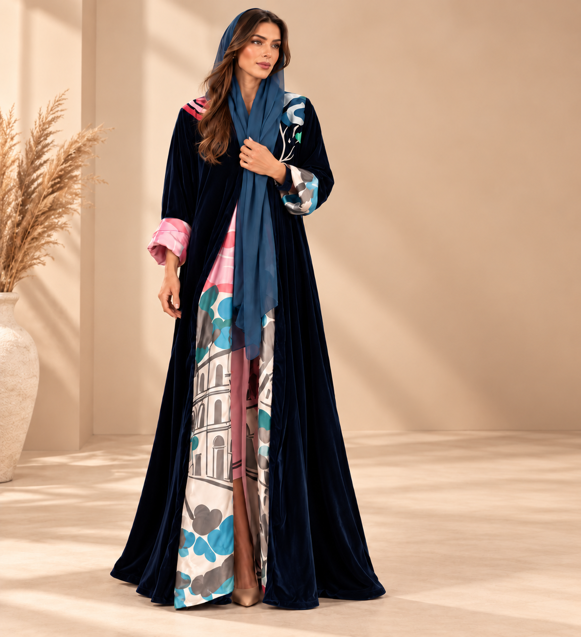 Midnight Mosaic Abaya