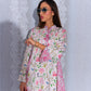  Floral Pattern Pink Abaya