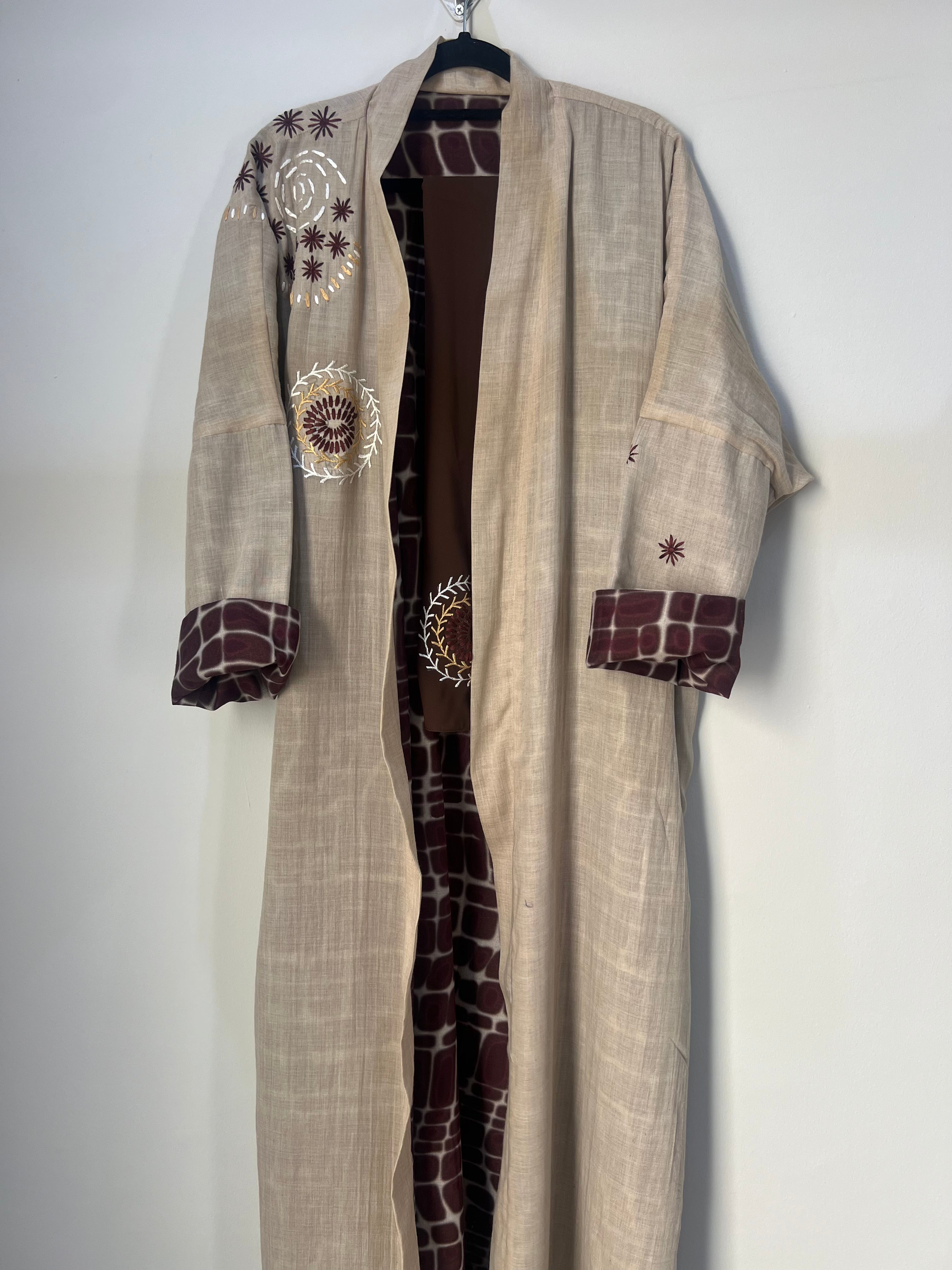 Brown Star Abaya