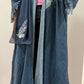 Leaf style dandy Cotton Abaya
