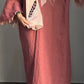 Leaf style dandy Cotton Abaya