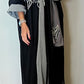 Leaf style dandy Cotton Abaya