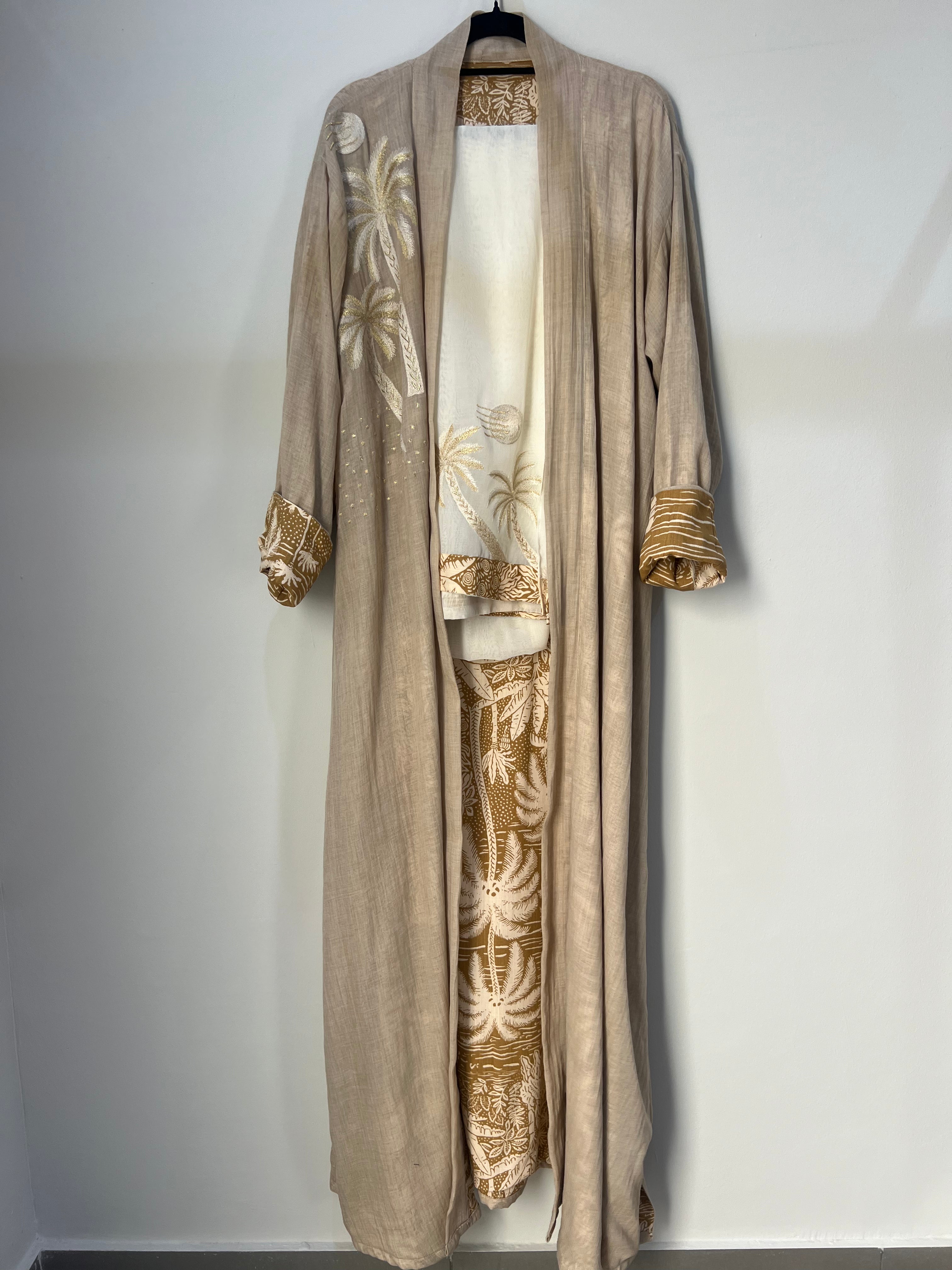 Brown Star Abaya