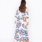 Lollibuter Abaya White with Colorful Embroidery