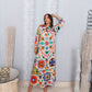 Mayya beaded cotton dress