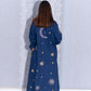 Midnight Blue Cotton Abaya